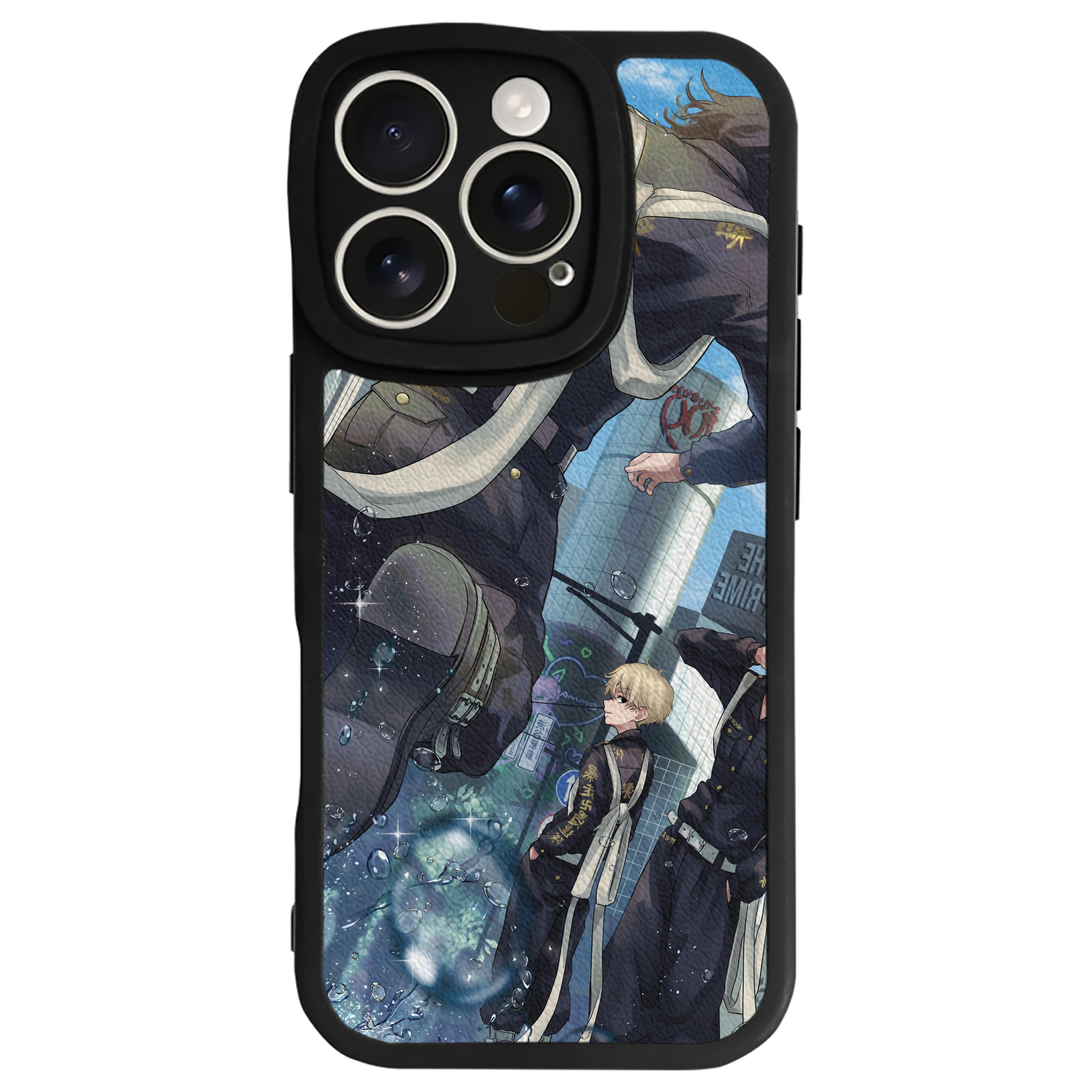 （画像用） 東京リベンジャーズ Tokyo Revengers 【iPhone 16シリーズ対応】シリコンスマホケース（レザー調） 材質：シリコン